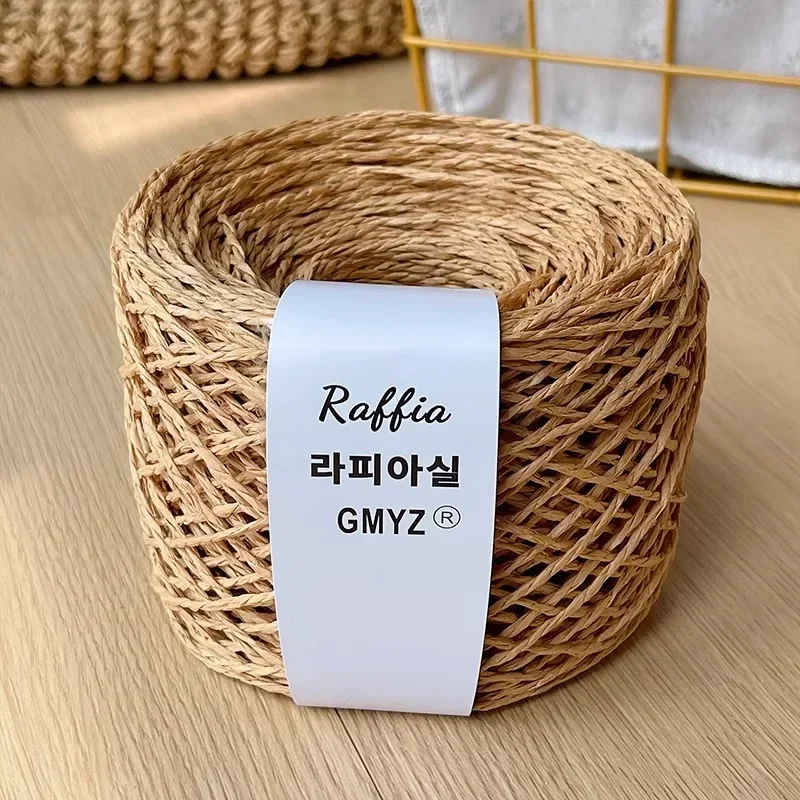 Crochet Bag Raffia - 80g cores fio de ráfia fofo