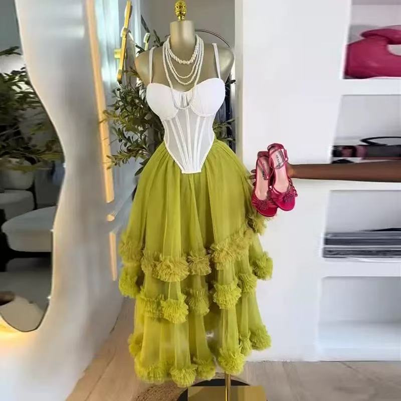 Conjunto Feminino de Vestido:  - Crop Top Crochet avaliação e preço