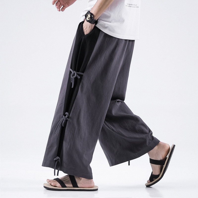 Calças de verão e outono, tama - Linen Pant Wide avaliação e preço