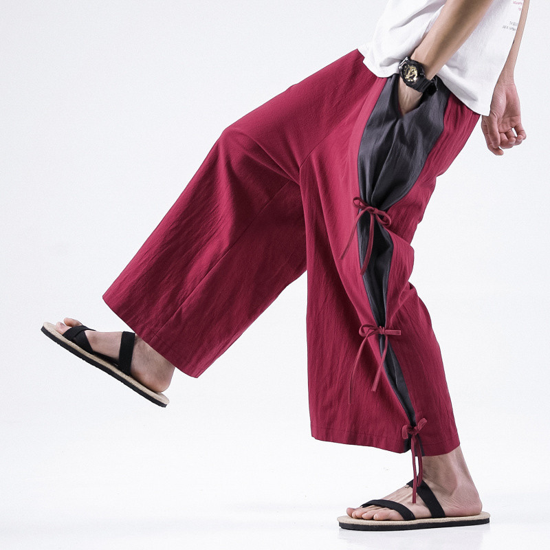 Calças de verão e outono, tama - Linen Pant Wide avaliação e preço