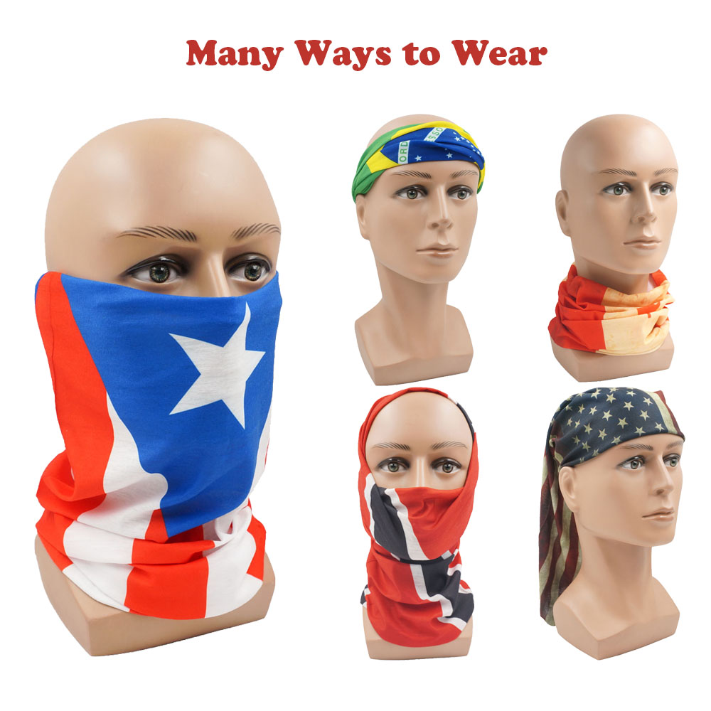 Bandana com estampa da bandeir - Headband Summer Knit avaliação e preço