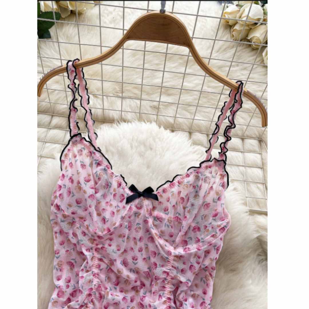 Conjuntos de Roupas de Casa Fe - Romper Floral Print avaliação e preço