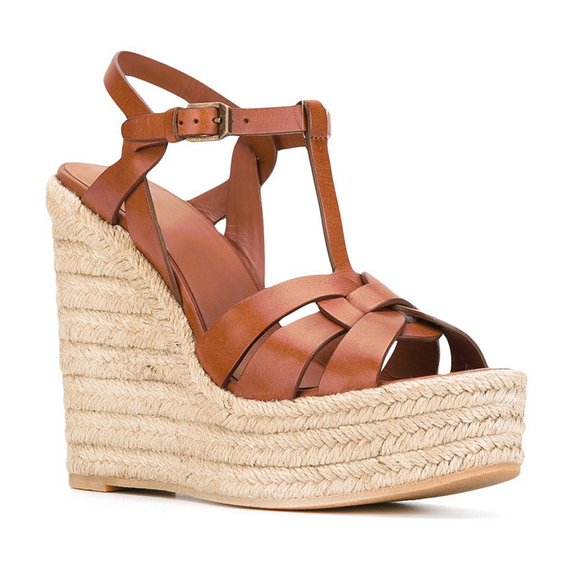 Sandálias femininas de cunha e - Wedge Espadrille Women avaliação e preço