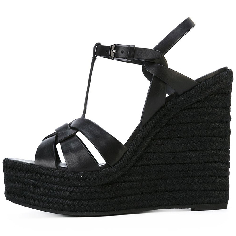 Sandálias femininas de cunha e - Wedge Espadrille Women avaliação e preço