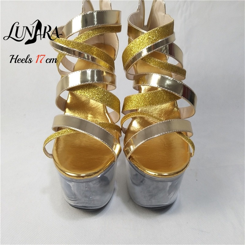 Sandálias plataforma de salto  - Sandal Strappy Heeled avaliação e preço