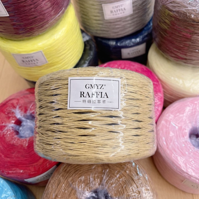 250 g/pçs fio de ráfia plano f - Crochet Bag Raffia avaliação e preço
