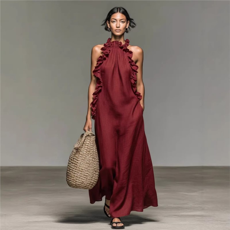 Vestido Maxi Feminino Sexy Per - Maxi Dress Halter avaliação e preço